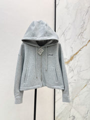 26FW New Logo-Embellished Hooded Jacket 🩶