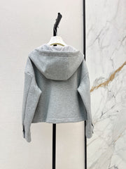 26FW New Logo-Embellished Hooded Jacket 🩶