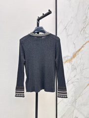 26FW New Slim-Fit Crew-Neck Knit Base Layer 🩶