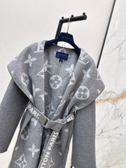Reversible Long Hooded Coat