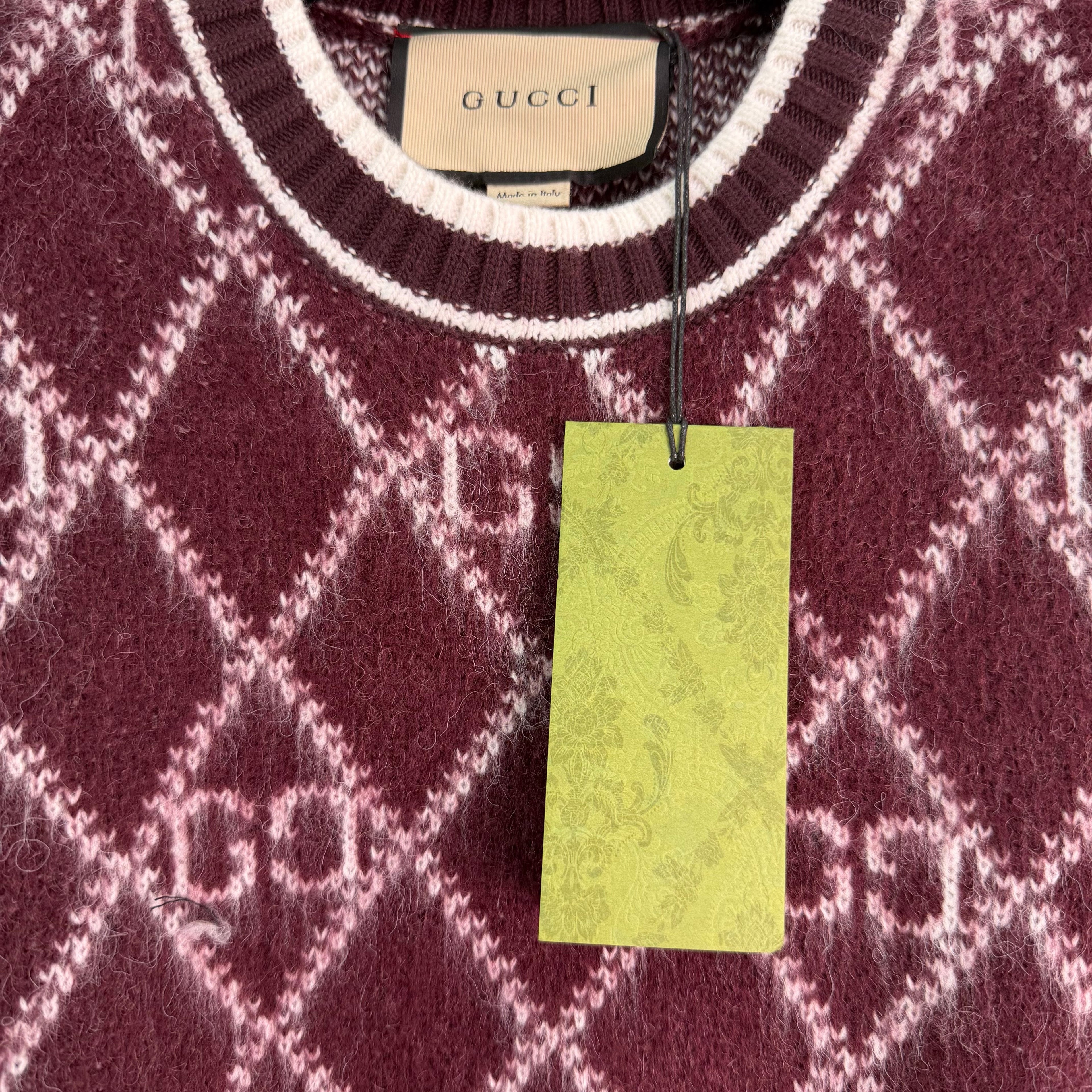 Burgundy Knit Short-Sleeve Cardigan