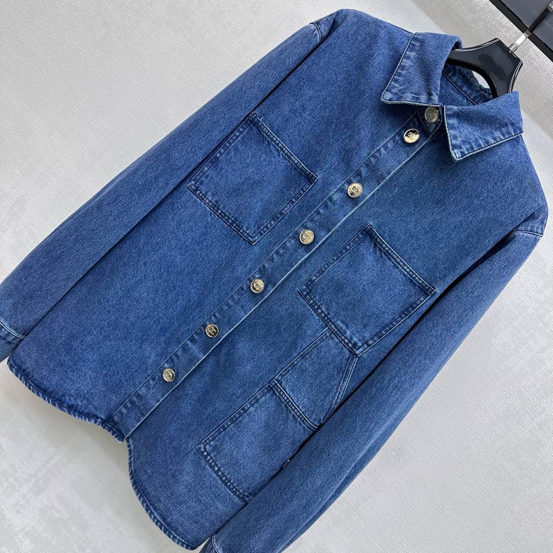 Logo Denim Shirt