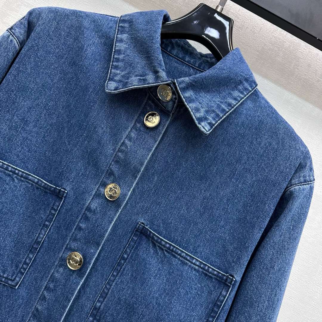 Logo Denim Shirt