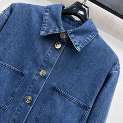 Logo Denim Shirt
