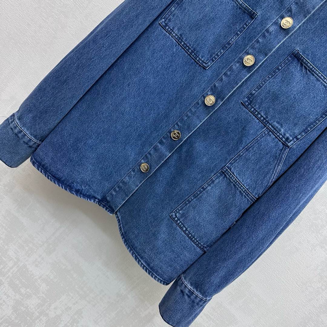 Logo Denim Shirt