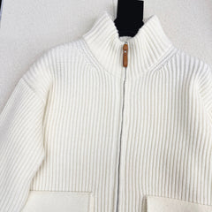 Pocket Wool Knit Cardigan