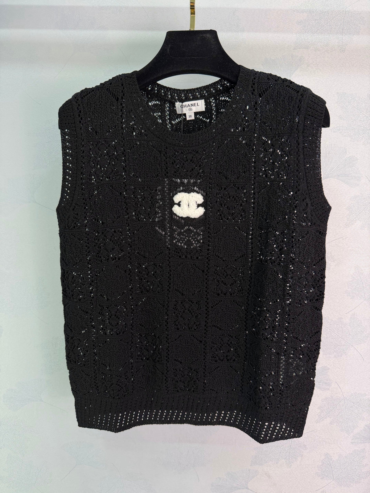 Openwork Knit Vest