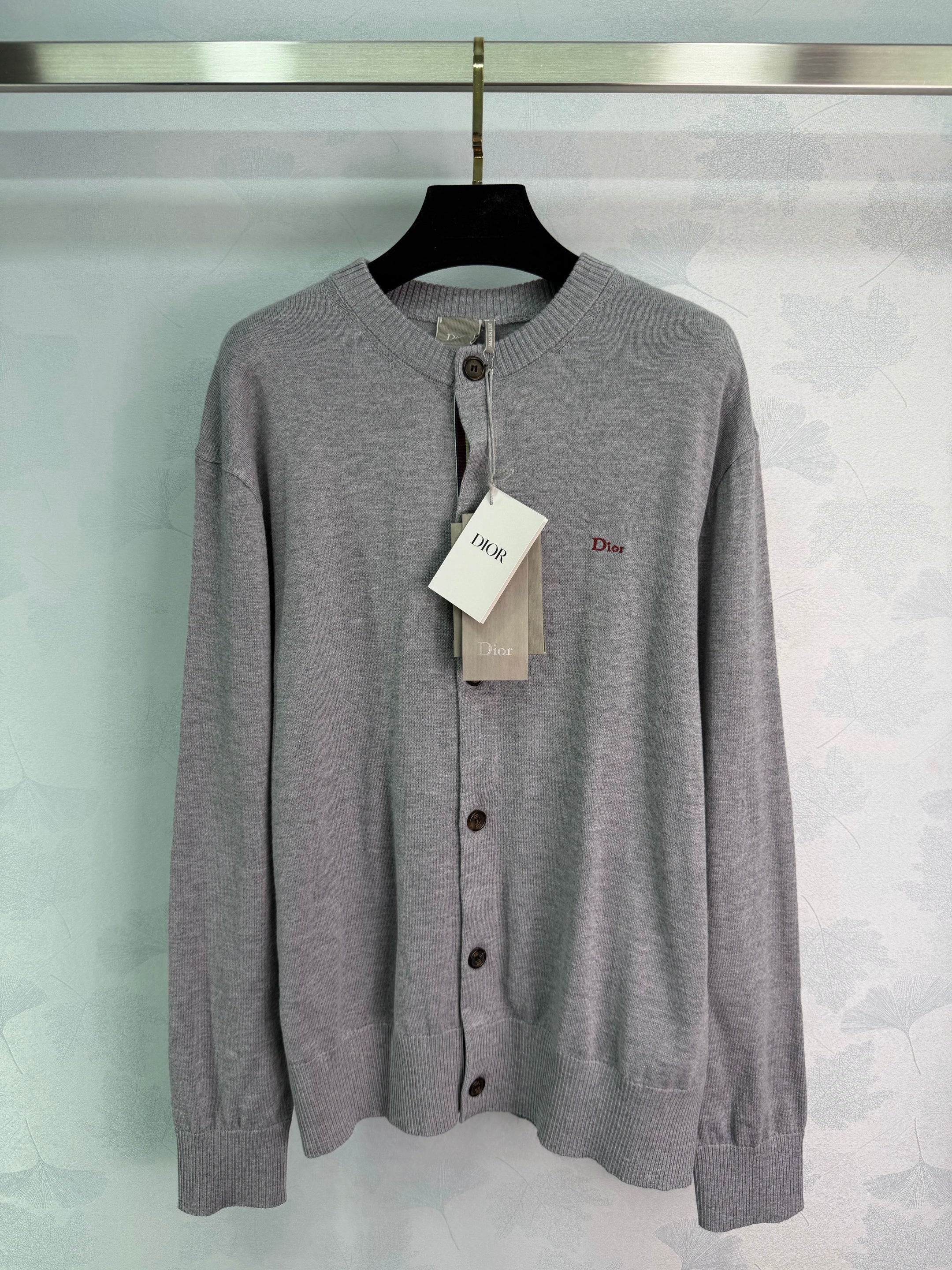 Grey Knit Cardigan