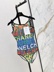 Graffiti One-Piece Swimsuit
