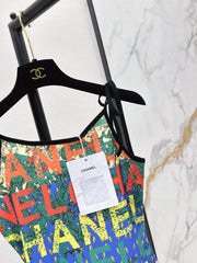 Graffiti One-Piece Swimsuit