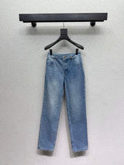 Straight-leg jeans