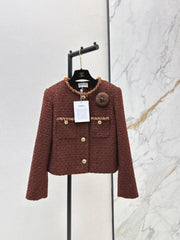 Chanel/Woven Tweed Jacket