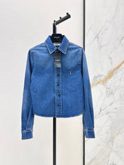Saint Laurent/Denim Shirt Jacket