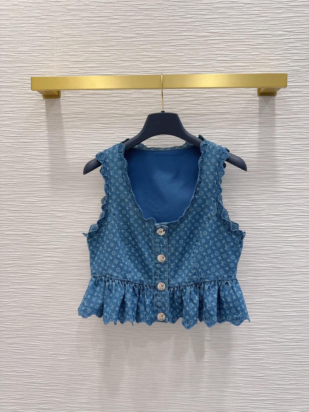 Louis Vuitton/26ss new denim vest