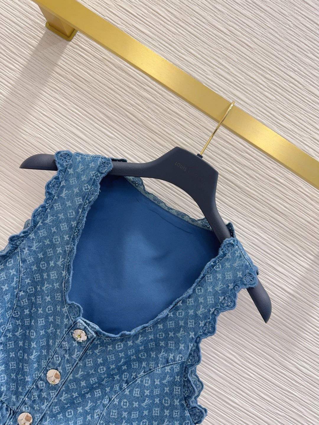 Louis Vuitton/26ss new denim vest