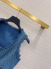 Louis Vuitton/26ss new denim vest