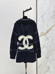 Chanel/Belted Mohair Cardigan