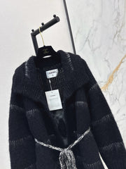 Chanel/Belted Mohair Cardigan