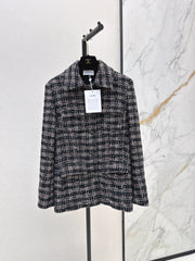 Chanel/Mid-length tweed jacket