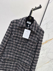 Chanel/Mid-length tweed jacket