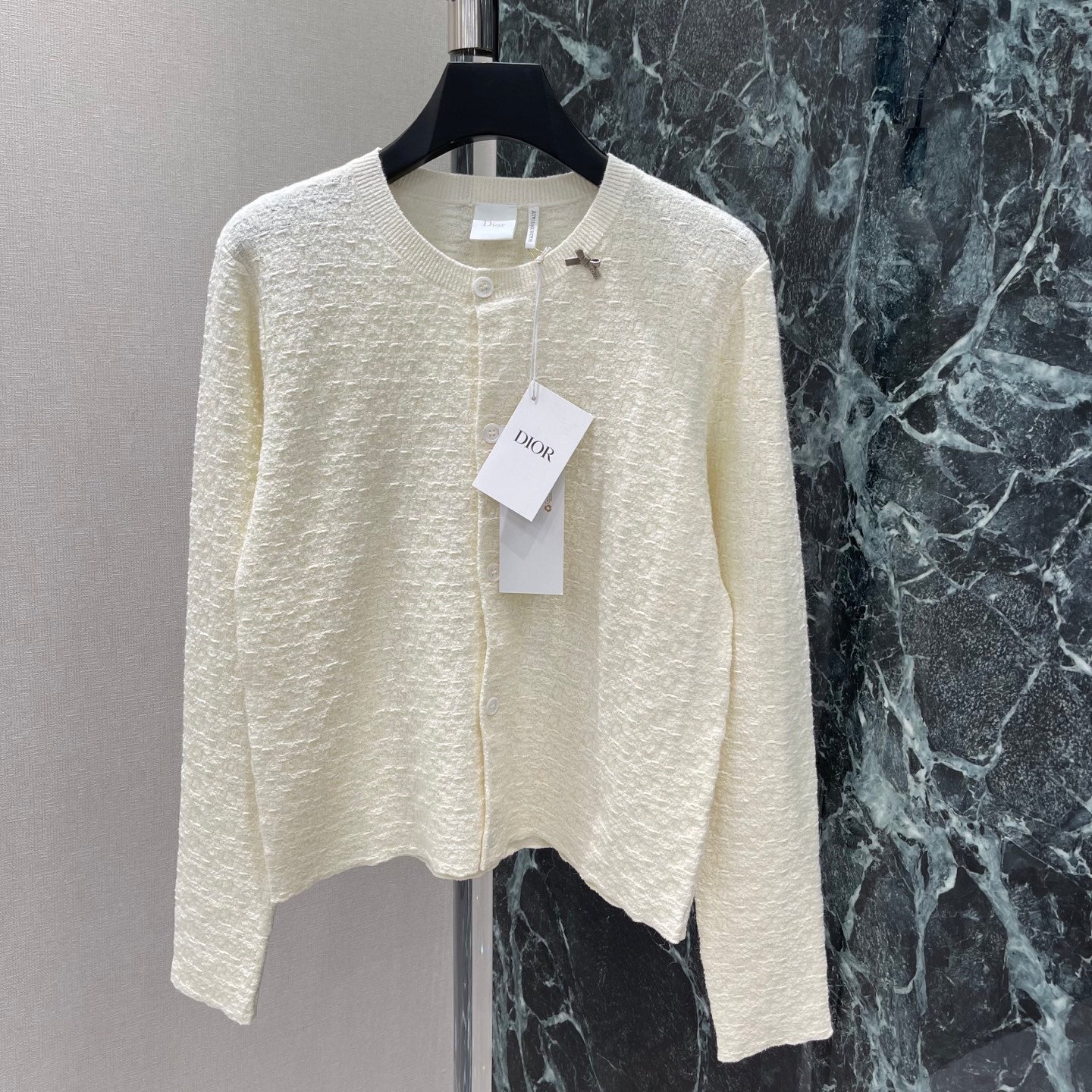 Long-Sleeve Knit Cardigan