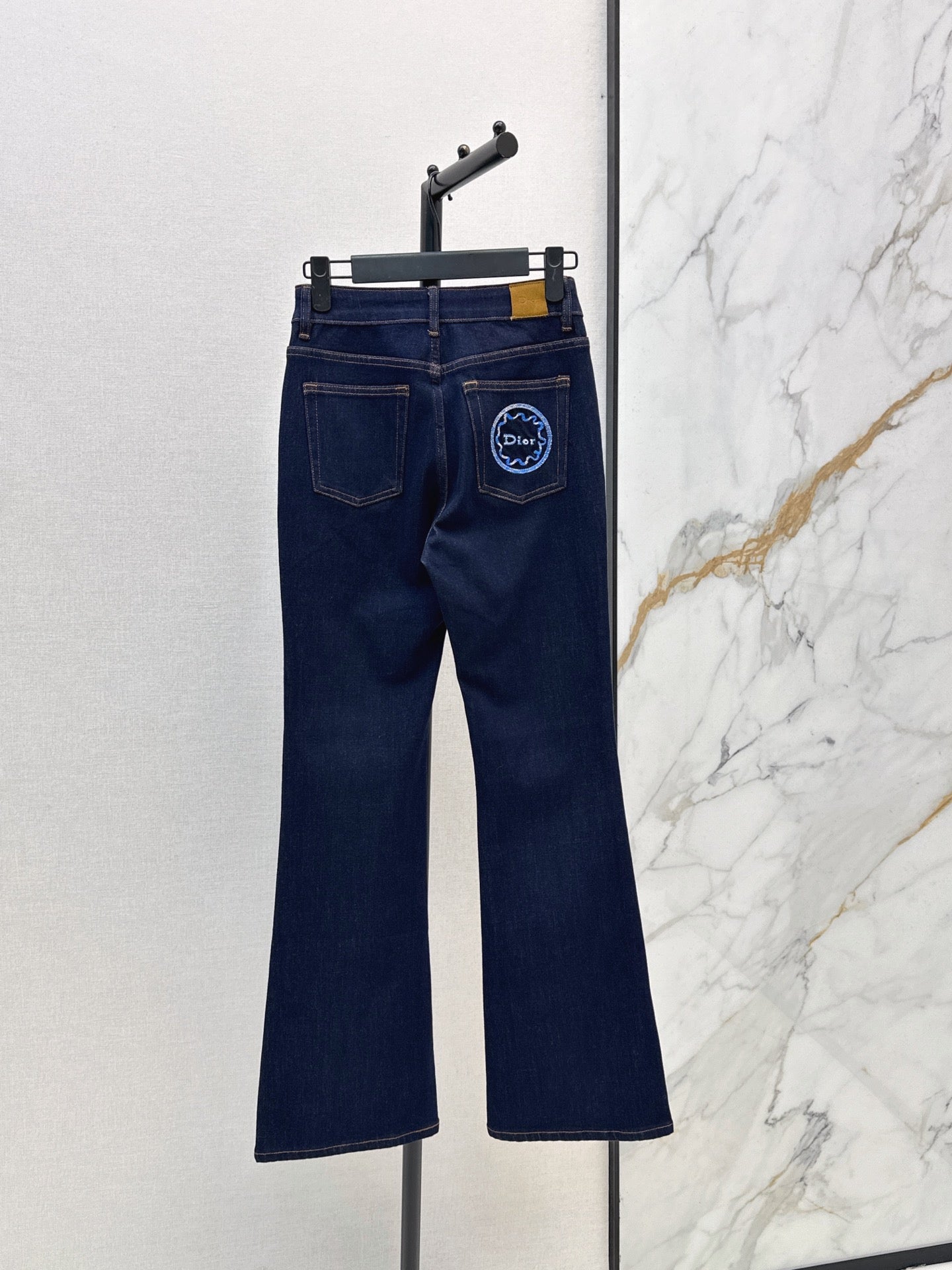 Slim-fit slight-flare jeans