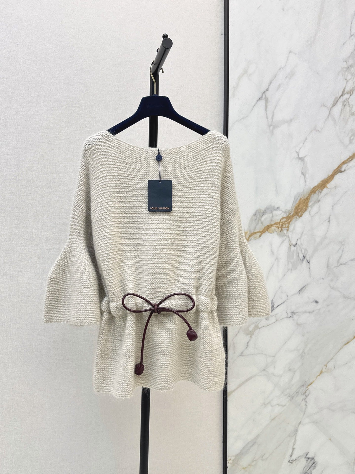 Substantial Batwing-Sleeve Sweater