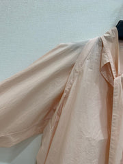 Lemaire/Loose-Fit Cotton Tie Shirt