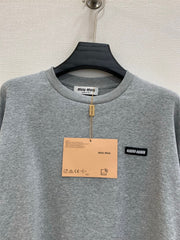 MiuMiu/26 Women's New Two-in-One Style Color-Block Long Sleeve T-Shirt