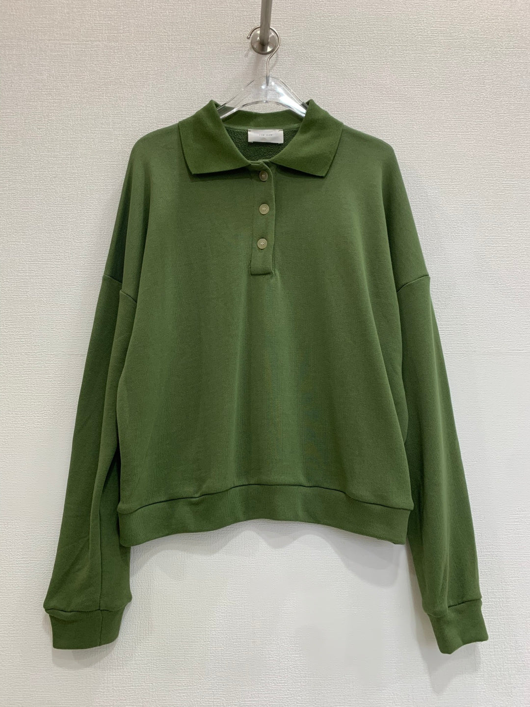 The Row/26 Button-Up Long Sleeve Sweatshirt