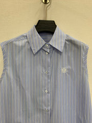 Loewe/26 Pure Cotton Sleeveless Shirt