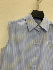 Loewe/26 Pure Cotton Sleeveless Shirt