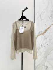 Chanel/26 Latest Two-Piece Set – Long Sleeve & Camisole