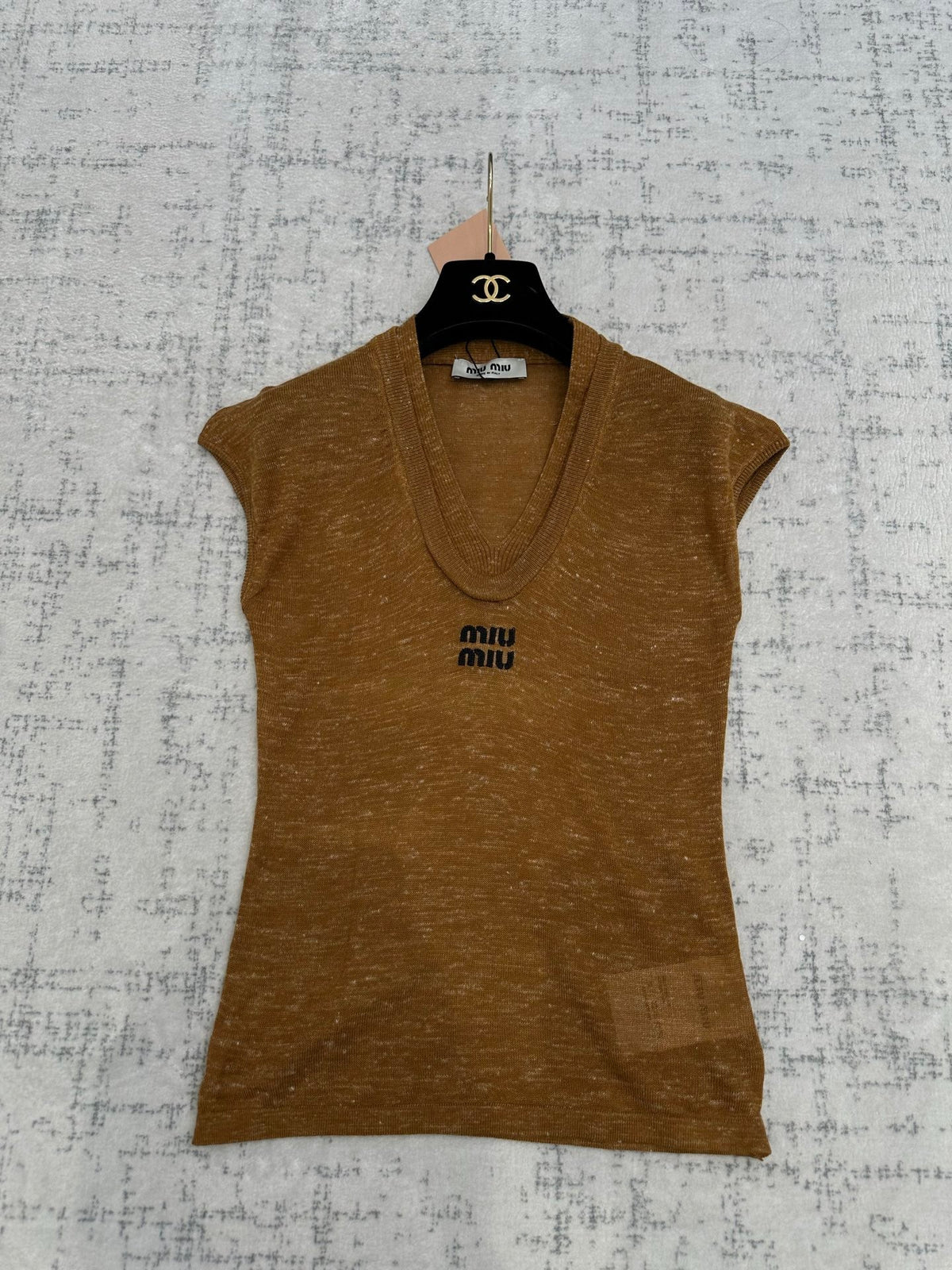 MiuMiu/26 Summer New Sleeveless Knit