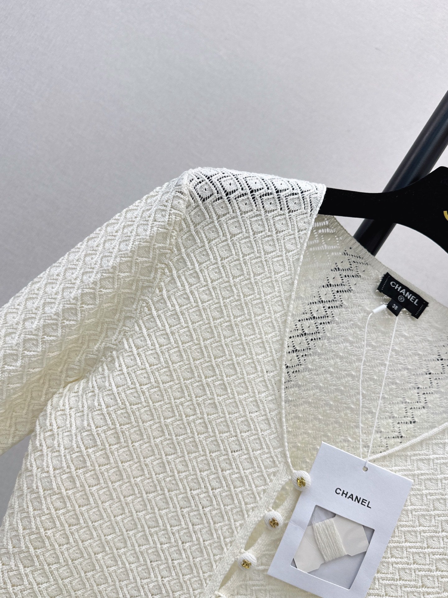 V-Neck Knit Cardigan