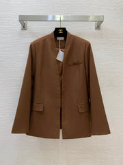 Brunello Cucinelli/26 Early Autumn Classic Qian-Style Elegant Commuter Two-Piece Set