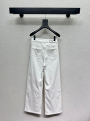 Straight-leg wide-fit jeans