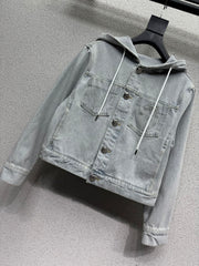 Dior/26SS Denim Hooded Jacket
