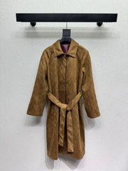 Chanel/26 New Camel Long Trench Coat