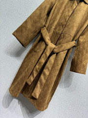 Chanel/26 New Camel Long Trench Coat
