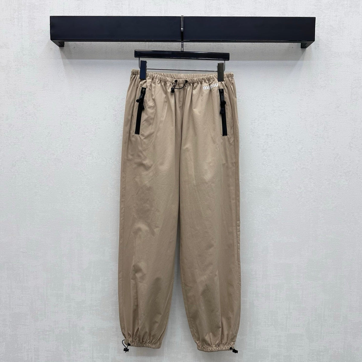 MiuMiu/26 New Embroidered Workwear Jogger Pants