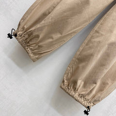 MiuMiu/26 New Embroidered Workwear Jogger Pants