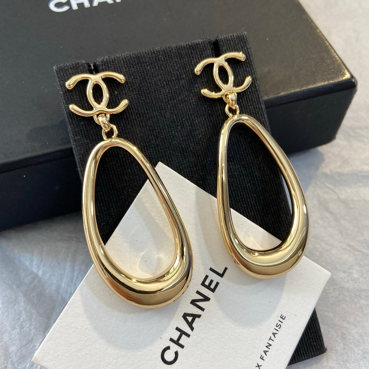 Gold Teardrop Earrings