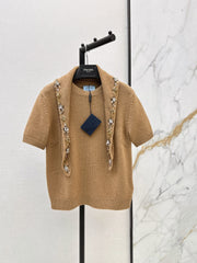 Prada/26Ss-Early Autumn Latest Knit Short Sleeve