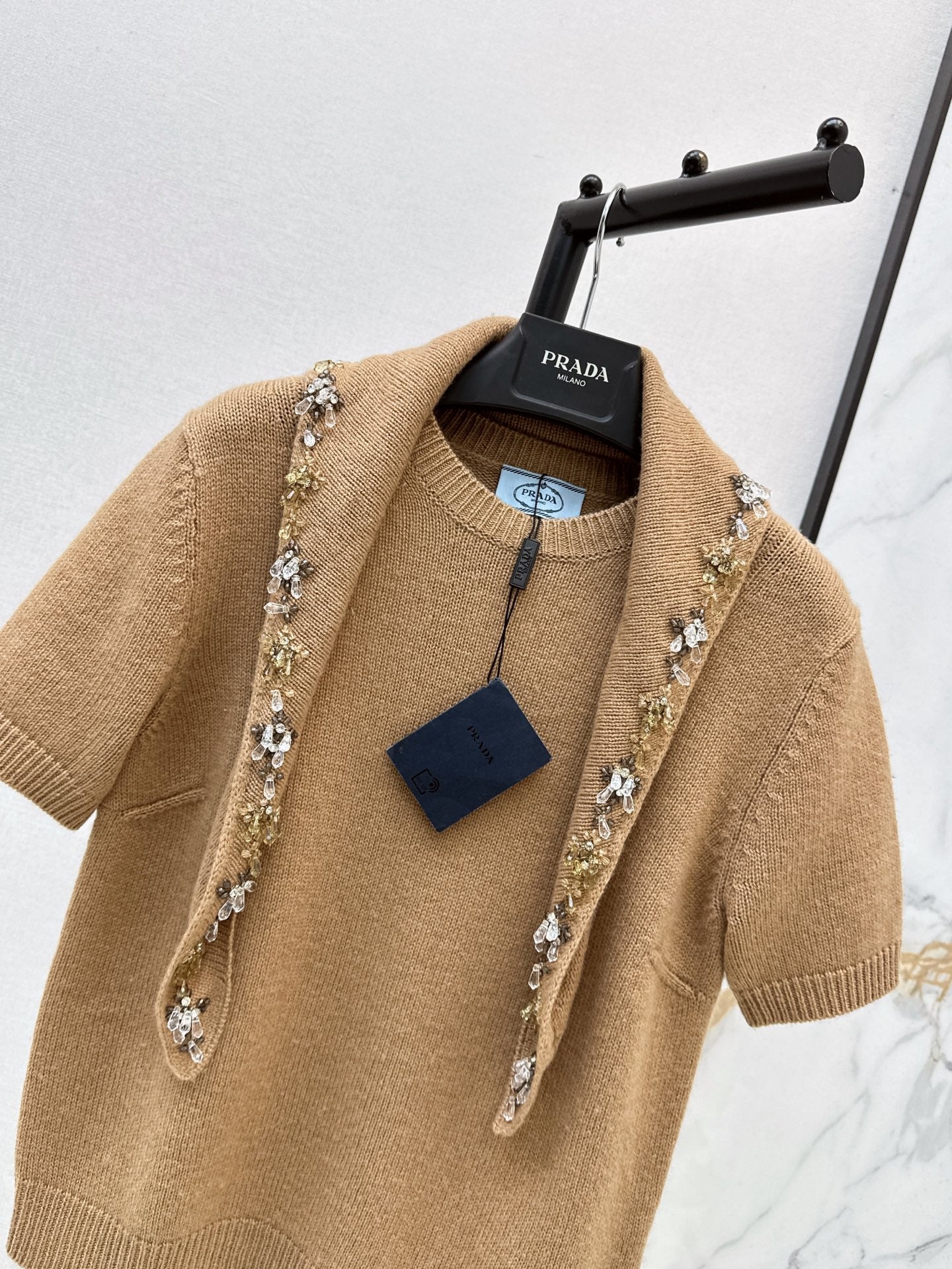 Prada/26Ss-Early Autumn Latest Knit Short Sleeve