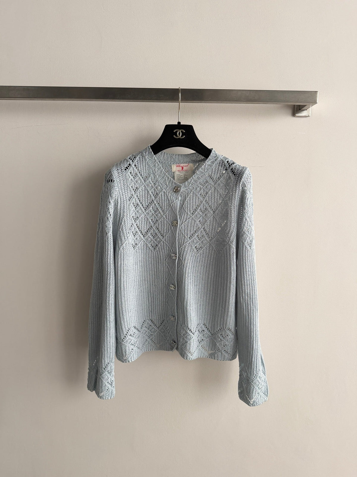 Early-Autumn Openwork Cardigan