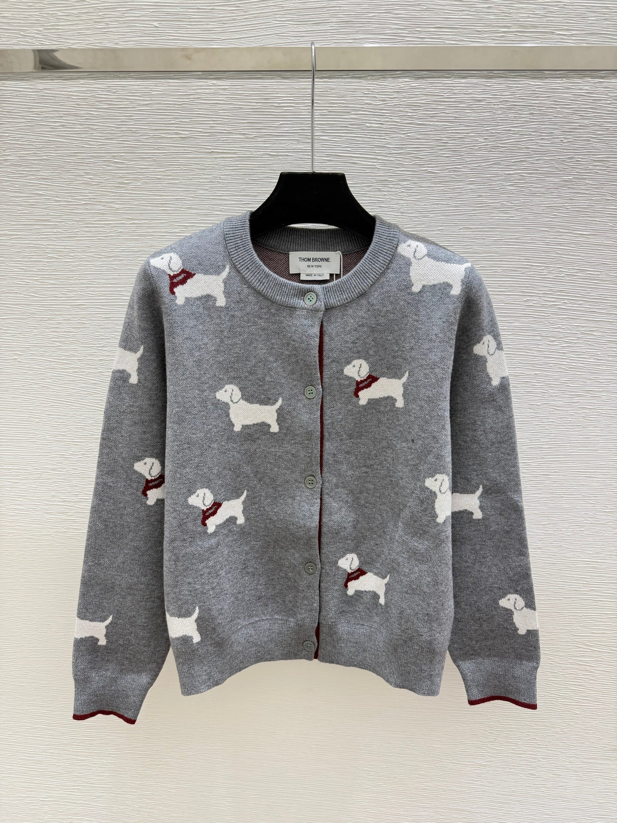 Thom Browne/26 New Puppy Knit Cardigan