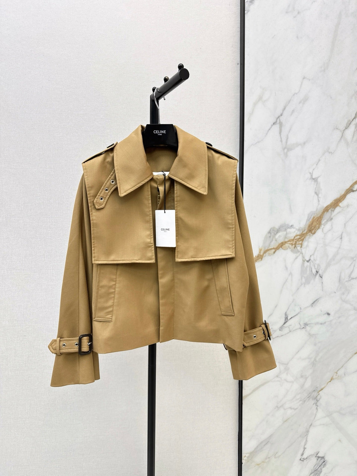 Celine/26 Autumn-Winter Latest Short Trench Coat