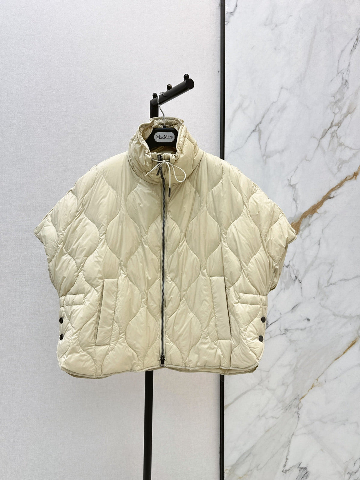 Max Mara/26 Fall and Winter Latest Cape-Style Stand Collar Down Jacket
