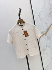 LORO PIANA/26 Early Autumn Latest Knit Short Sleeve Cardigan